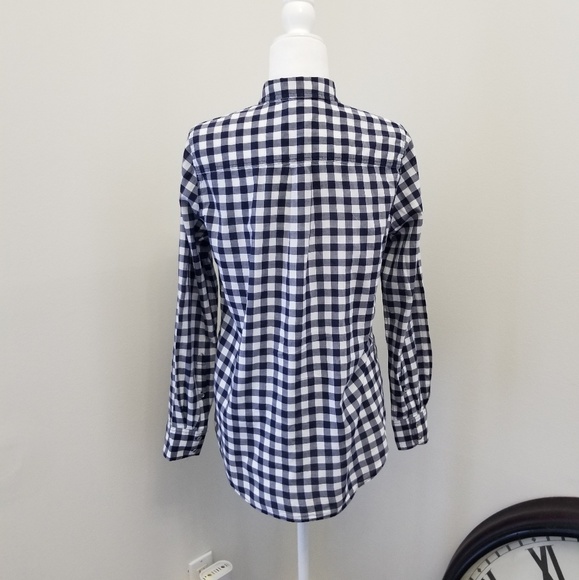 J. Crew Checkered Gingham Button Down Shirt - Picture 3 of 3